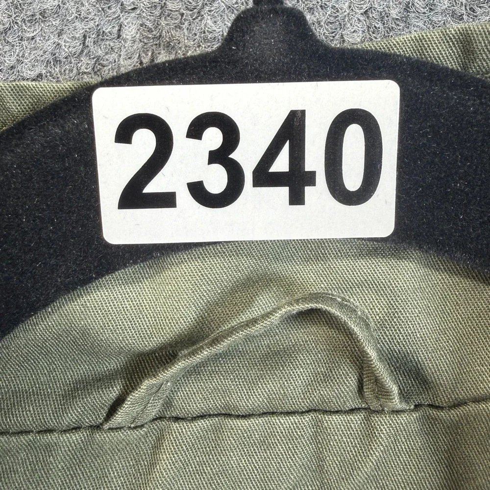 New Look Utility Field Jacket Womens Large Green‎ Hooded Cotton Military Coat